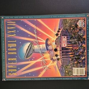 VINTAGE 1993 SUPPER BOWL XXVI BOOK